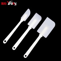 Silicone spatulas with long handle baker pastry dough scraper