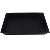 WSJ  FP137101Non Stick Black Carbon Steel Custom Square Loaf Pan With Holes In Bottom Bread Mold