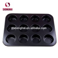 Non-stick carbon steel bakeware 12 cups muffin pan